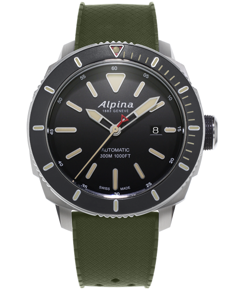 Alpina Seastrong Diver 300 Green (ref. AL-525LGG4V6) the New Horological Smartwatch